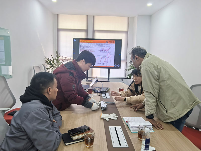 Grænseoverskridende teknologisk udveksling: Internationale kunders besøg afsluttes med vellykket træning af hejsevedligeholdelse